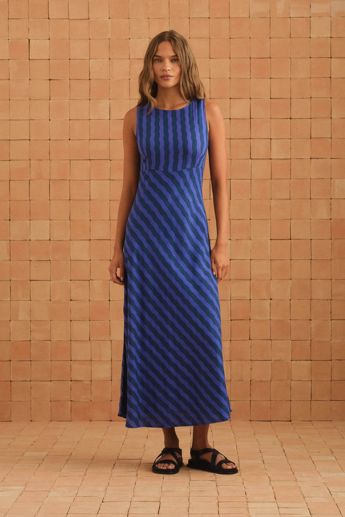 Misty Dress In Melon