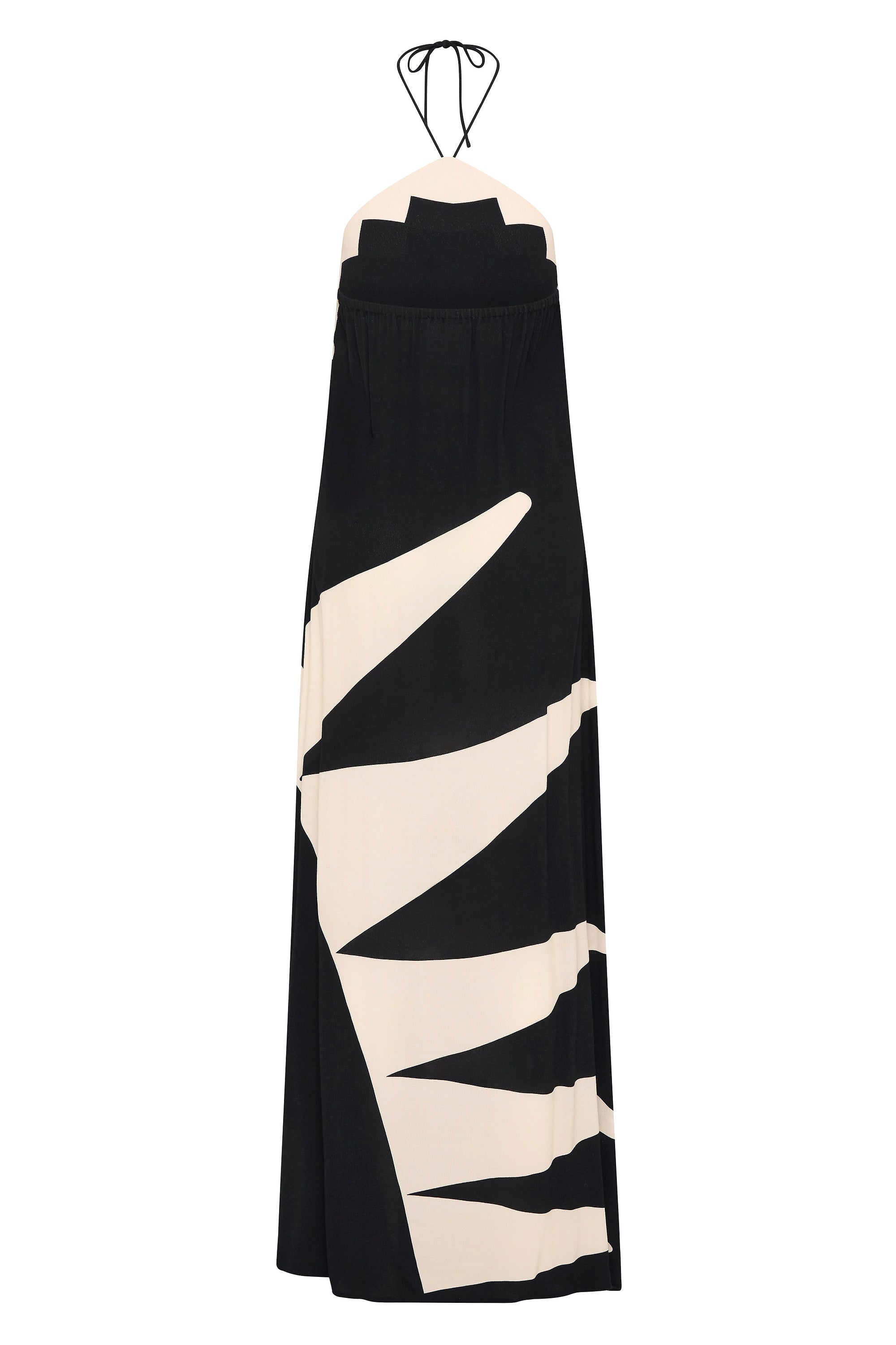 Ollie Dress In Noir Palm