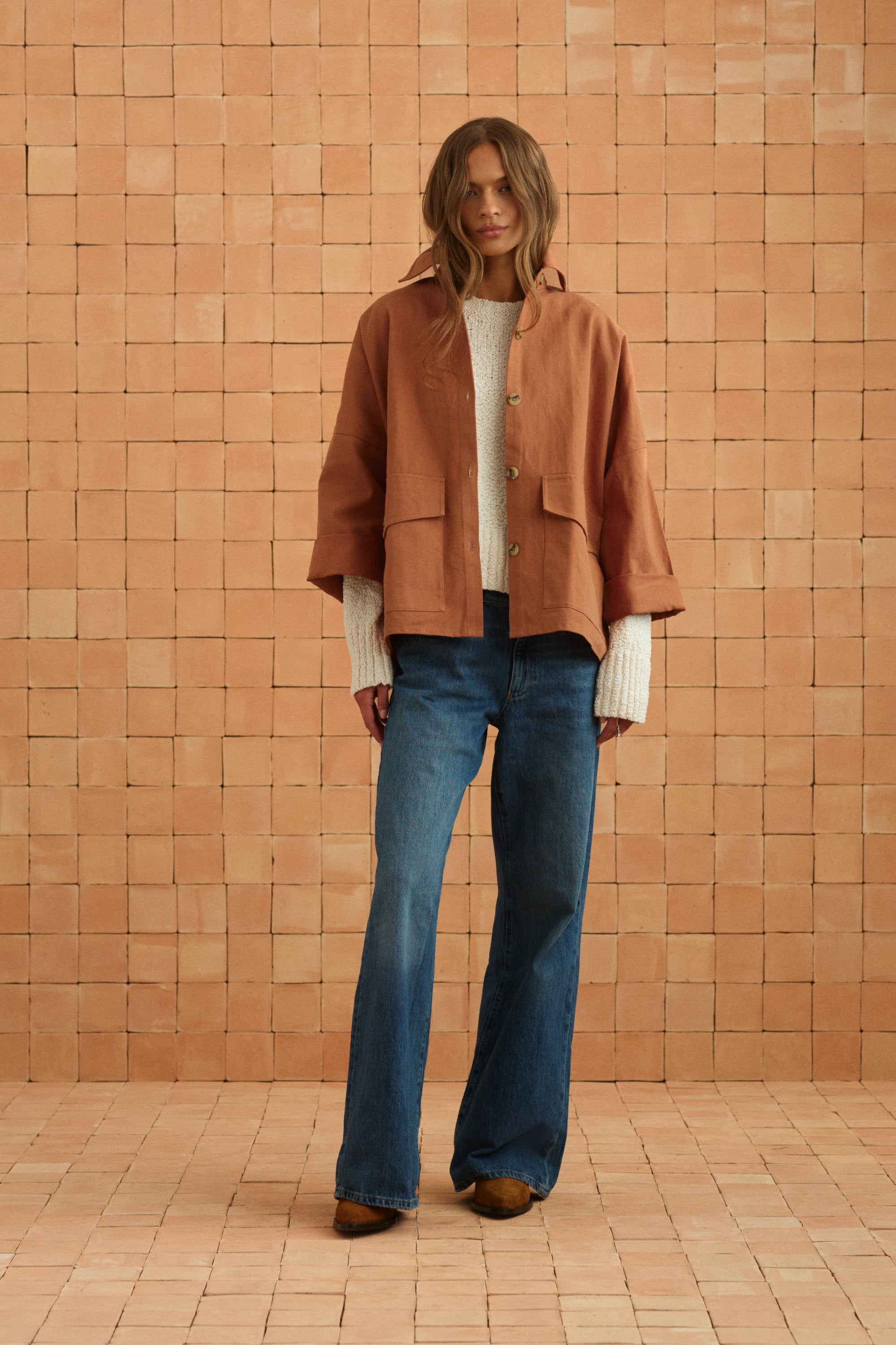 Tully Knit In Macadamia