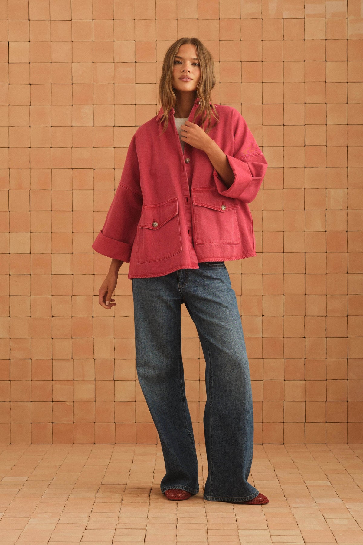 Paddington Jacket In Poppy Denim