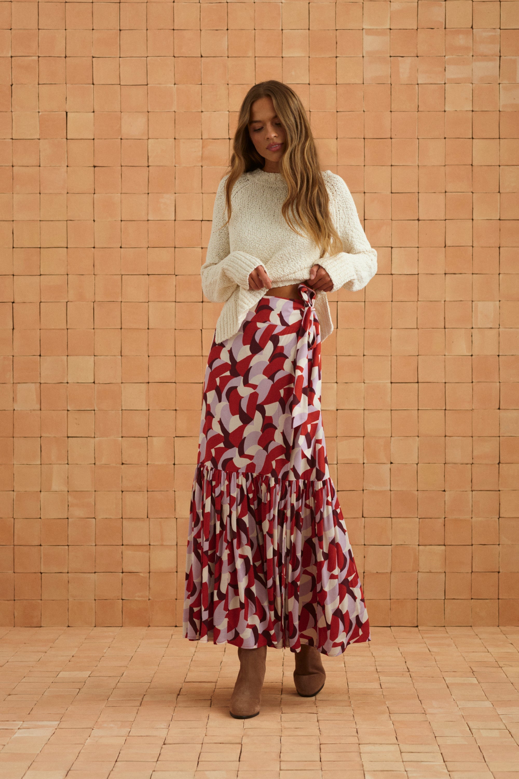 Pixie Skirt In Sweet Pea