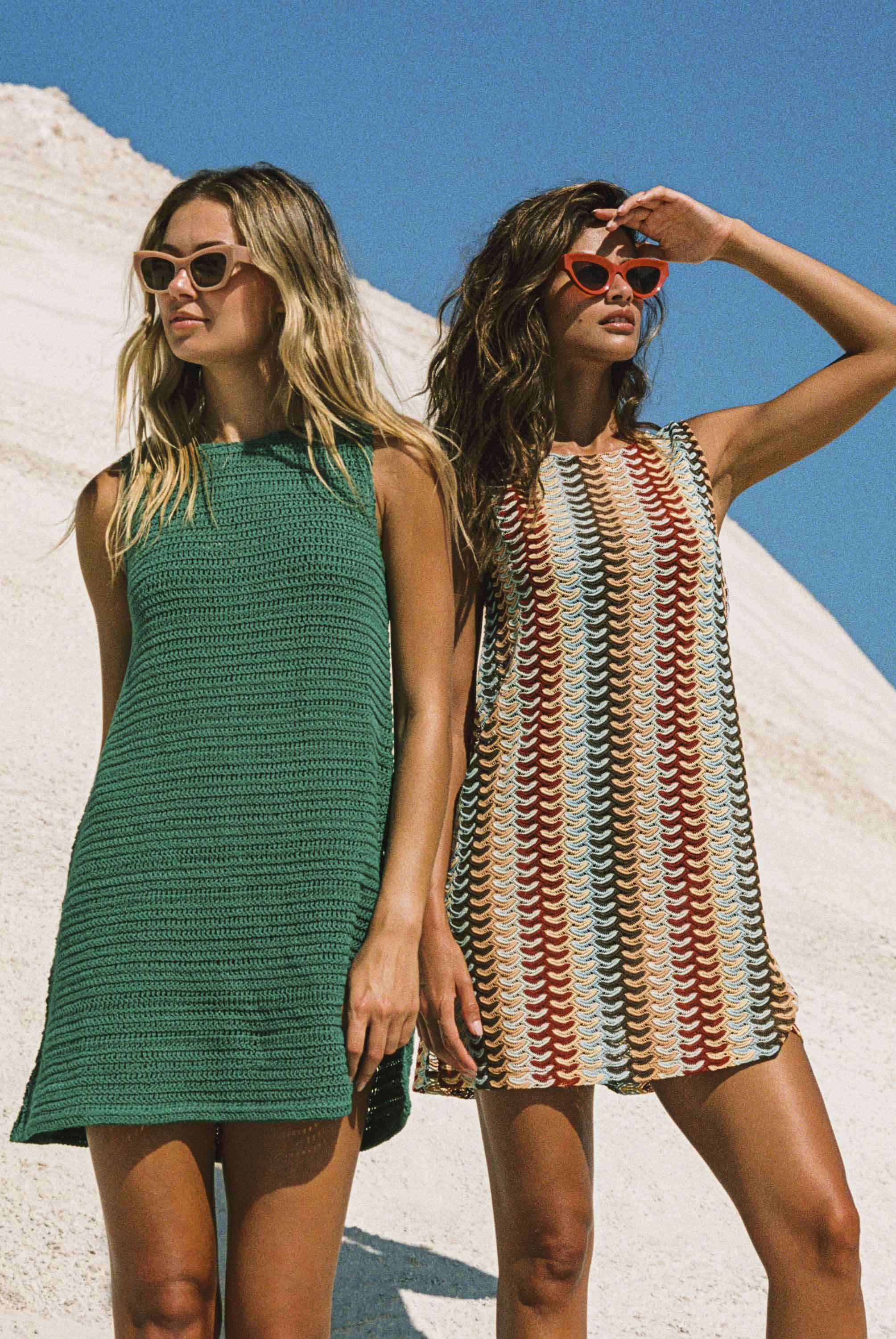 Poolside Mini Dress In Cabana