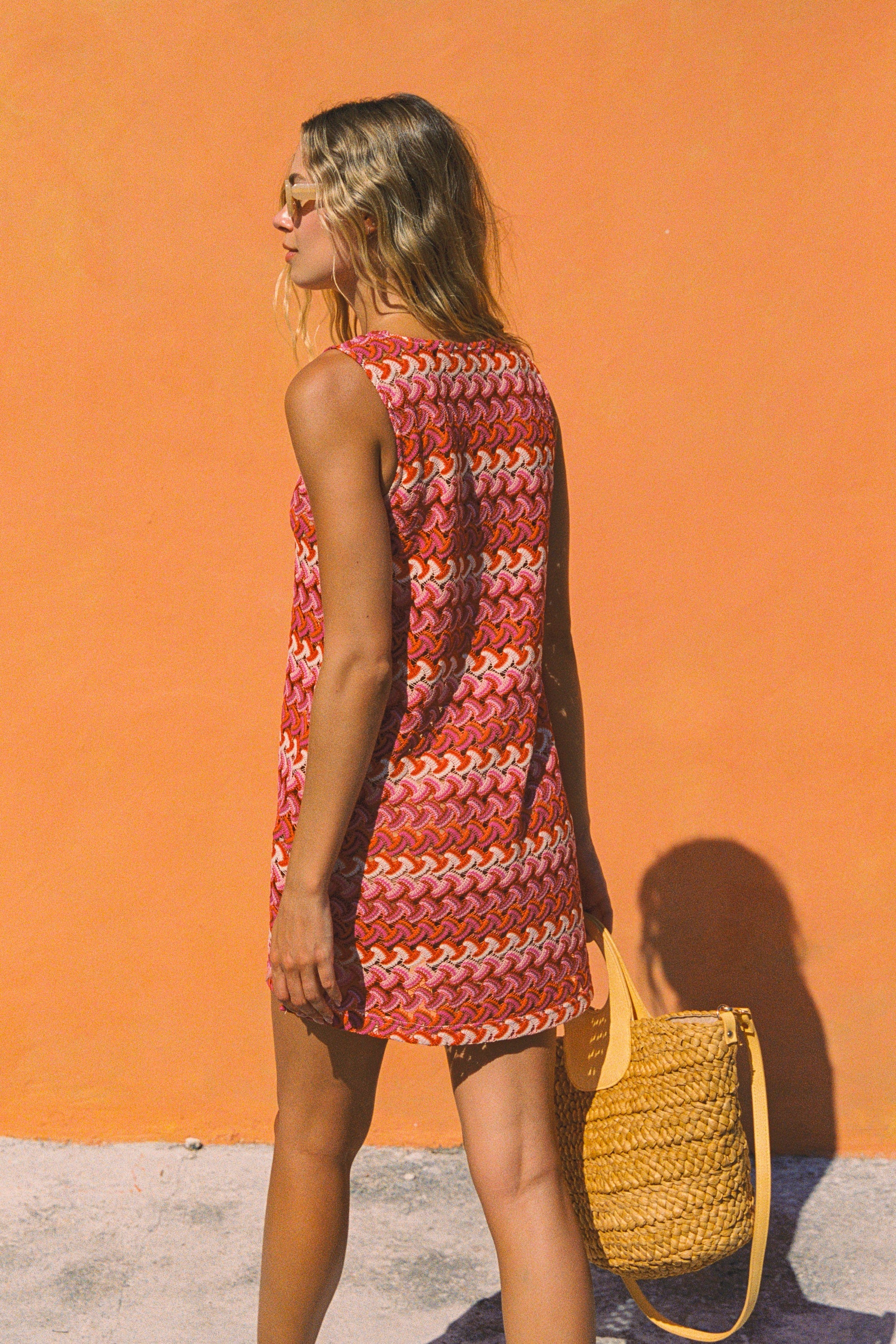 Poolside Mini Dress In Kalani