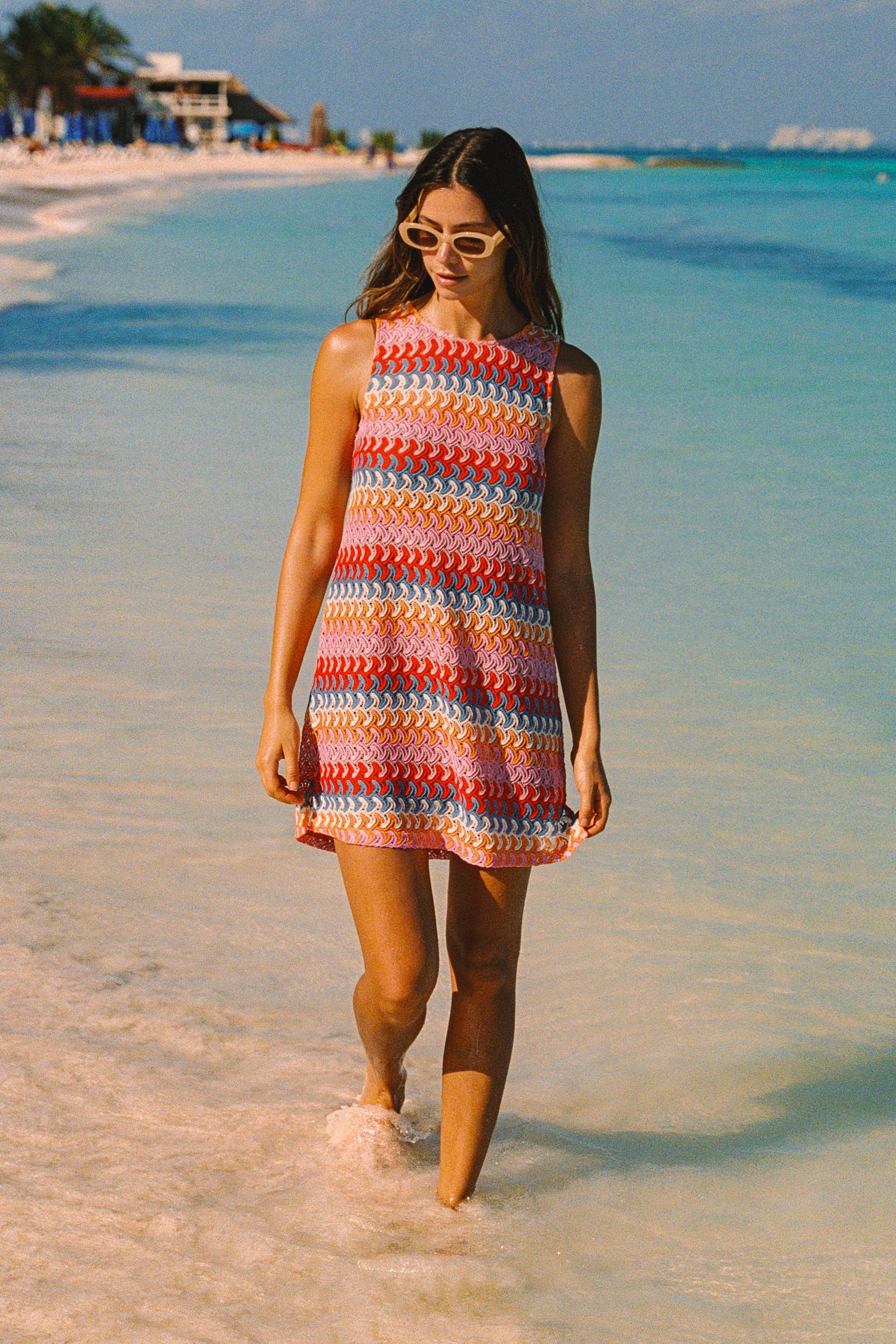 Poolside Mini Dress In Mandala