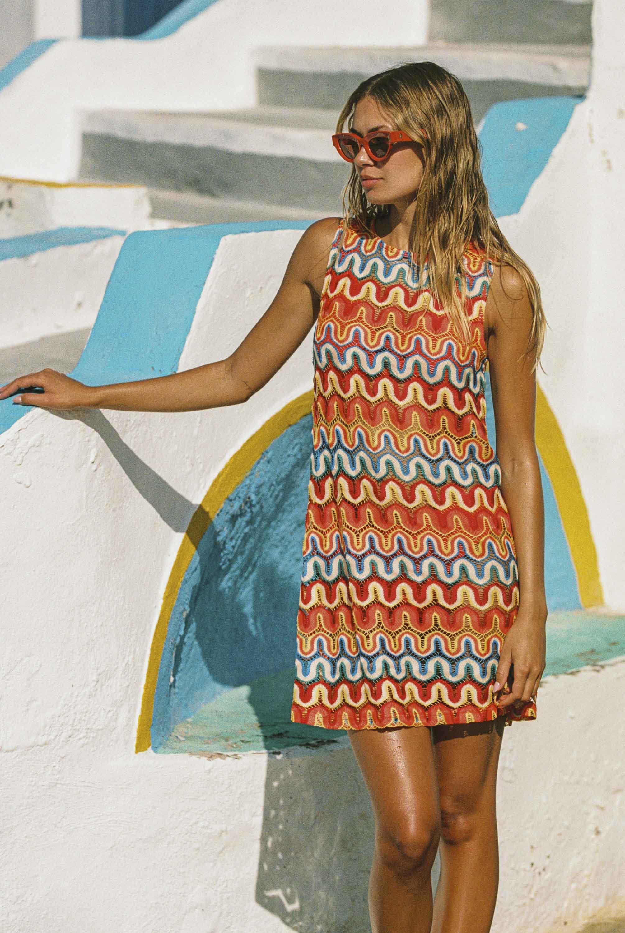 Poolside Mini Dress In Mojito