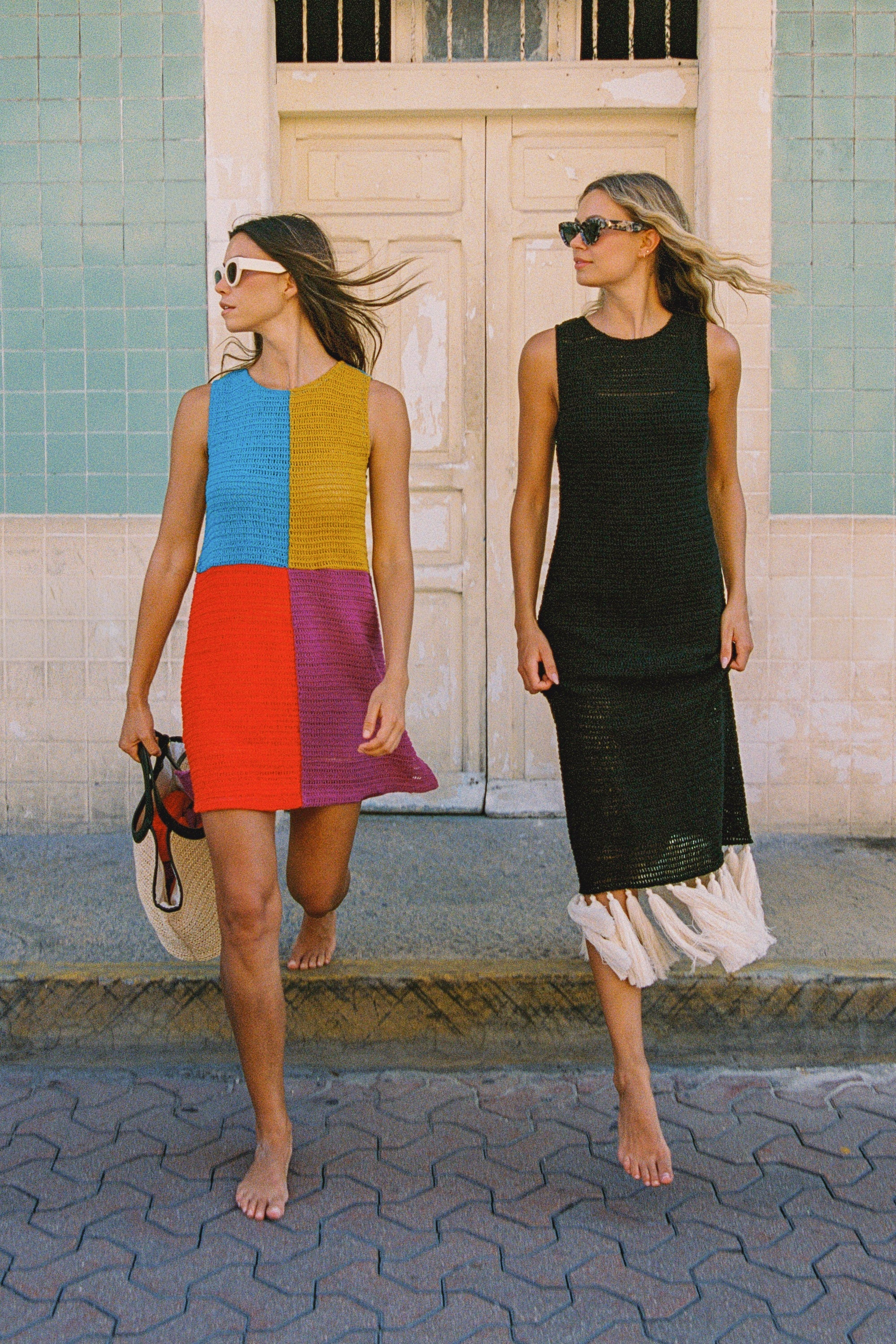 Poolside Mini Dress In Tamarind