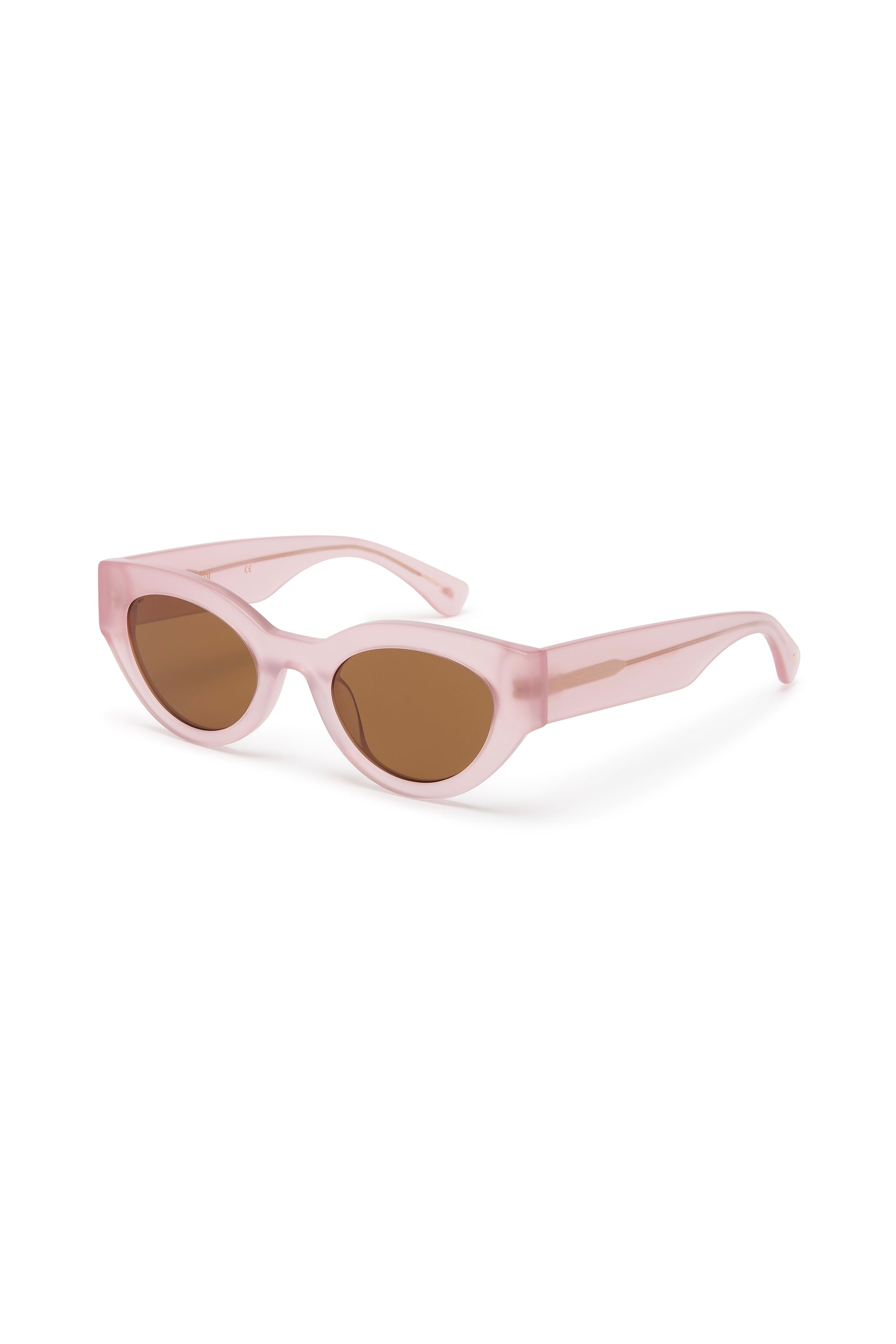 Mister Zimi Pussycat Sunglasses in Gelato — pink cat eye acetate frames