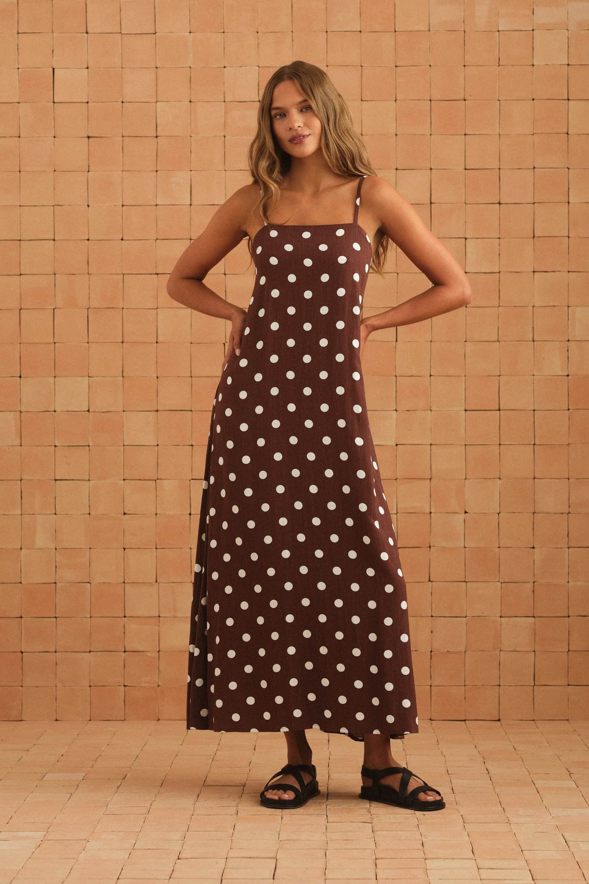 Rocio Dress In Cookies and Cream