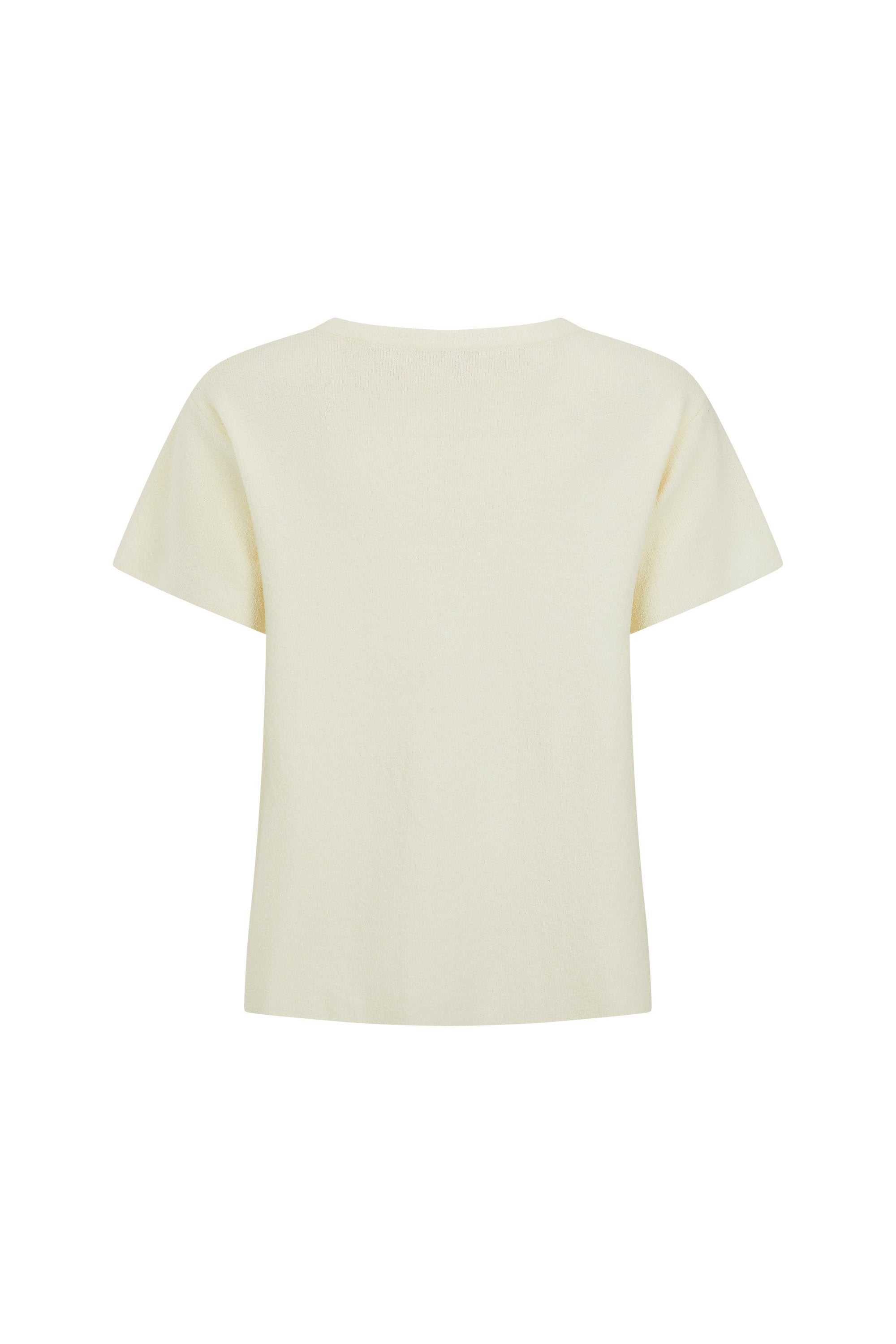 Sage Knit Tee In White