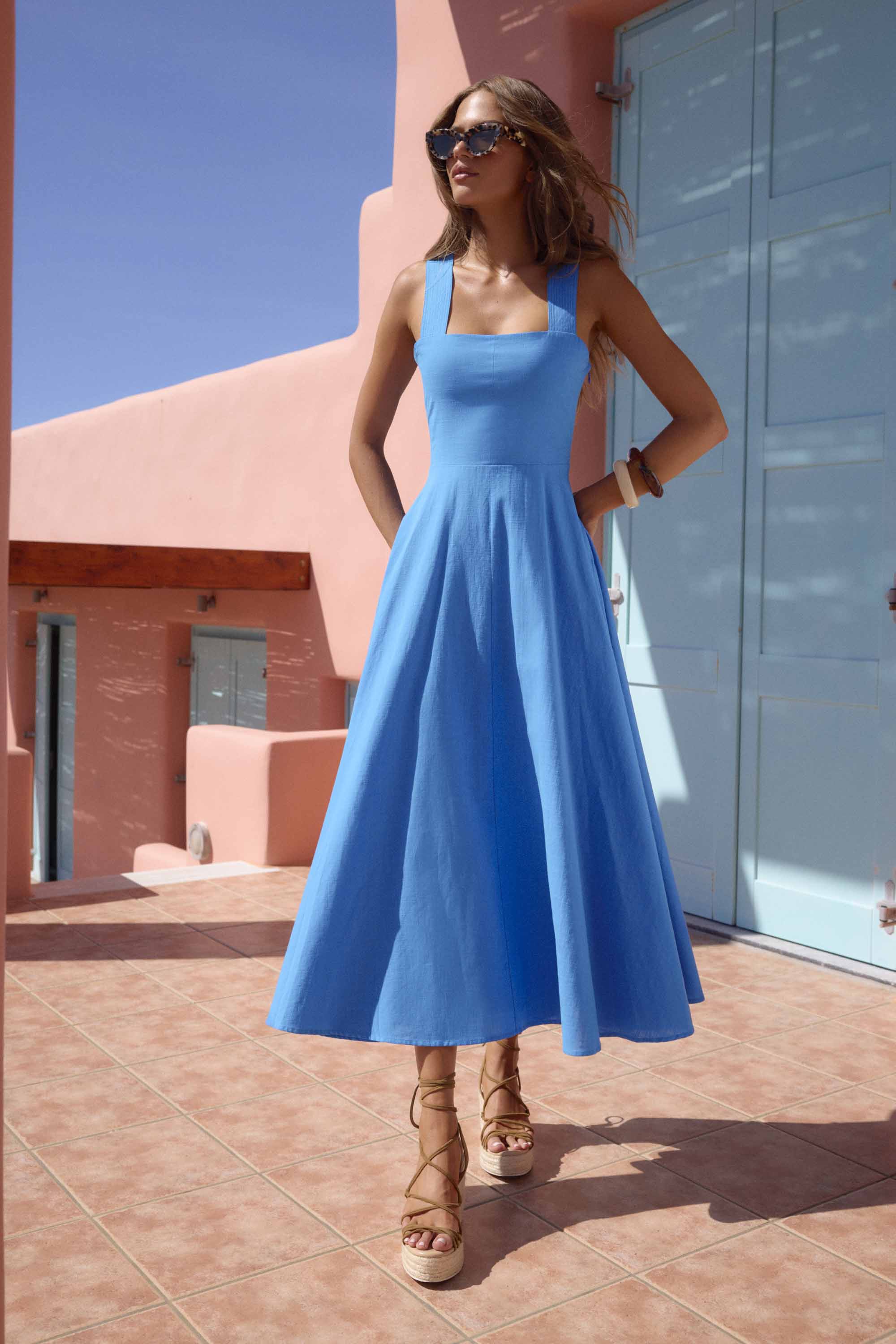 Scarlett Dress In Lagoon