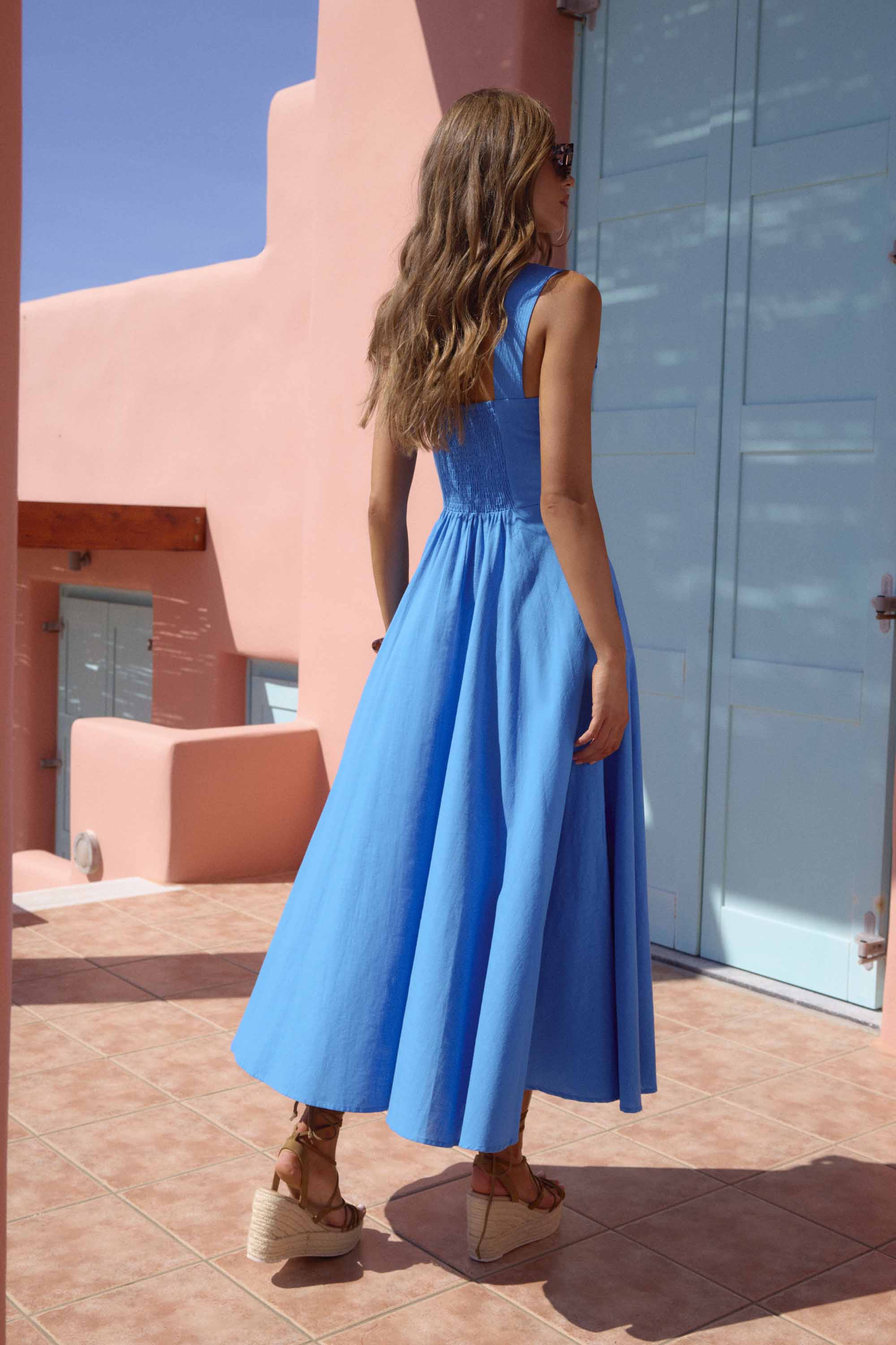 Scarlett Dress In Lagoon