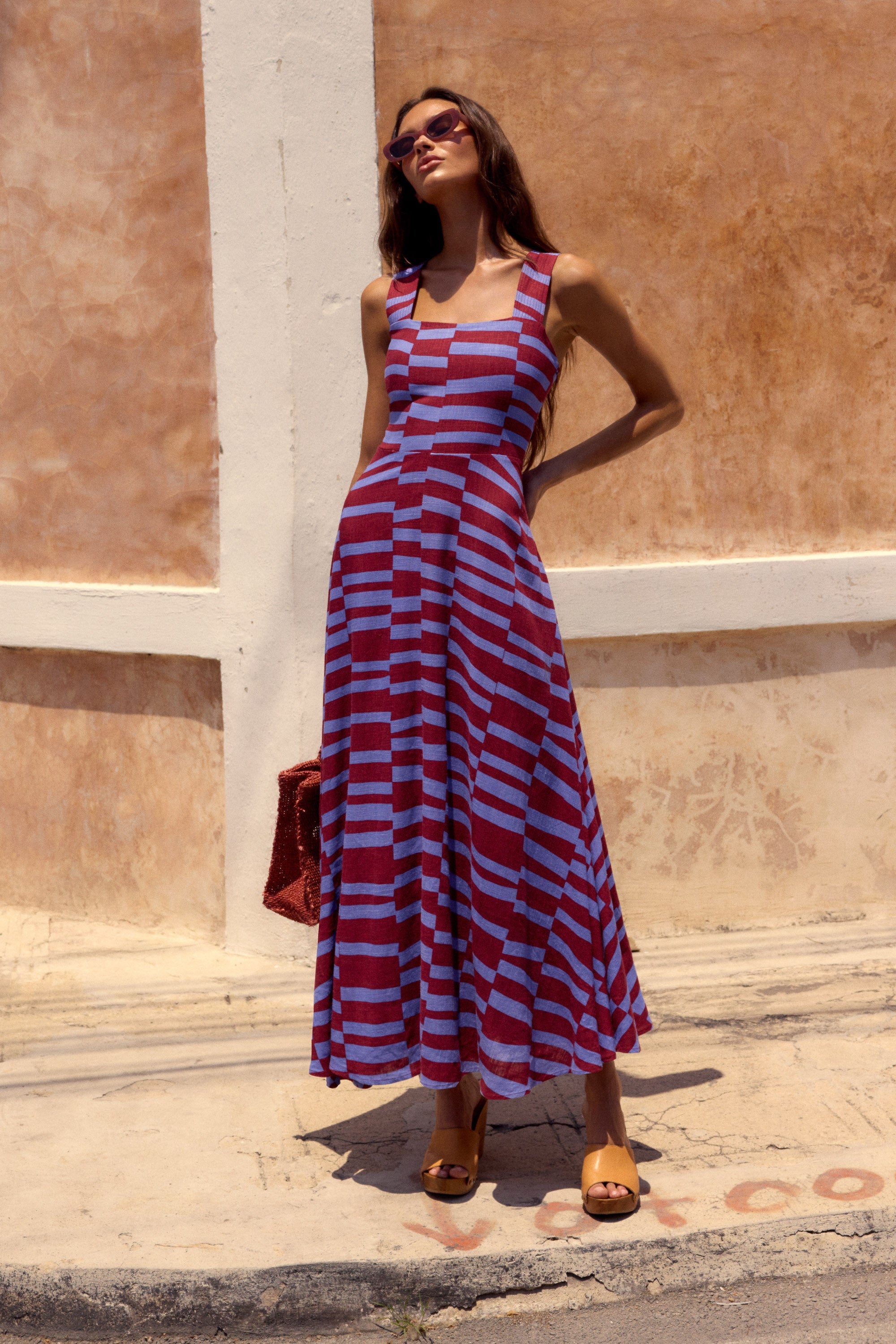 Scarlett Dress In Sea Holly