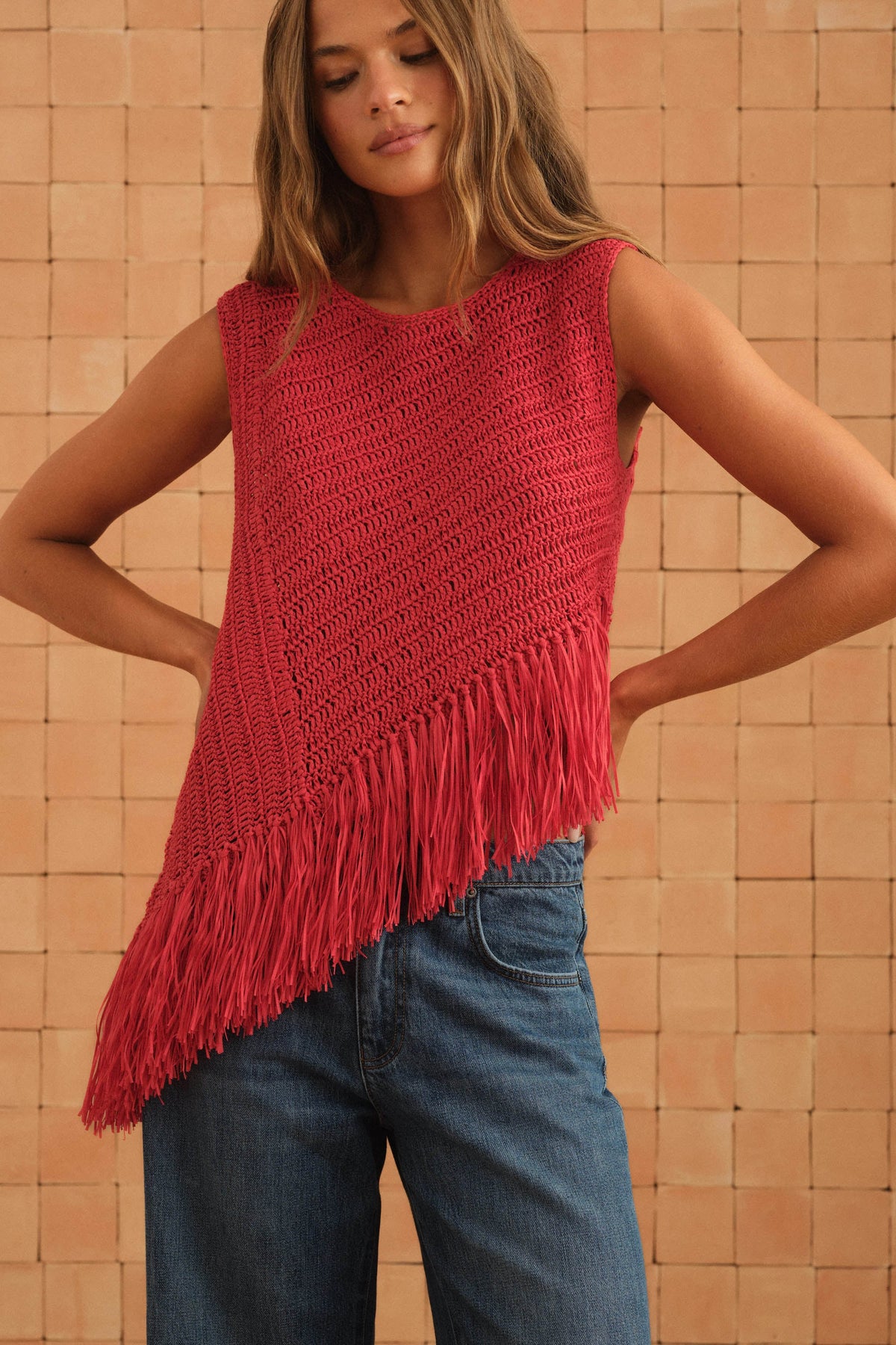 Sisi Top In Rosso