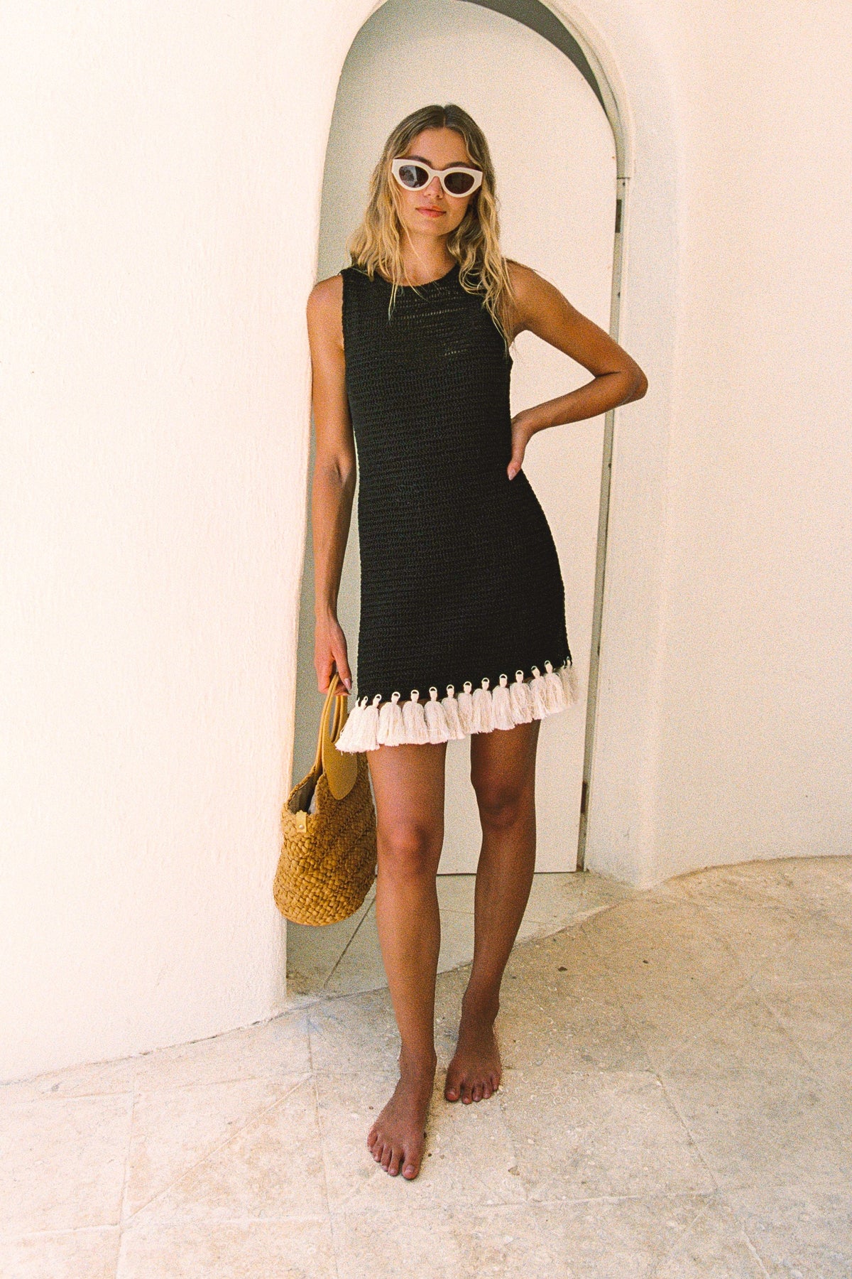 Vinnie Mini Dress In Black