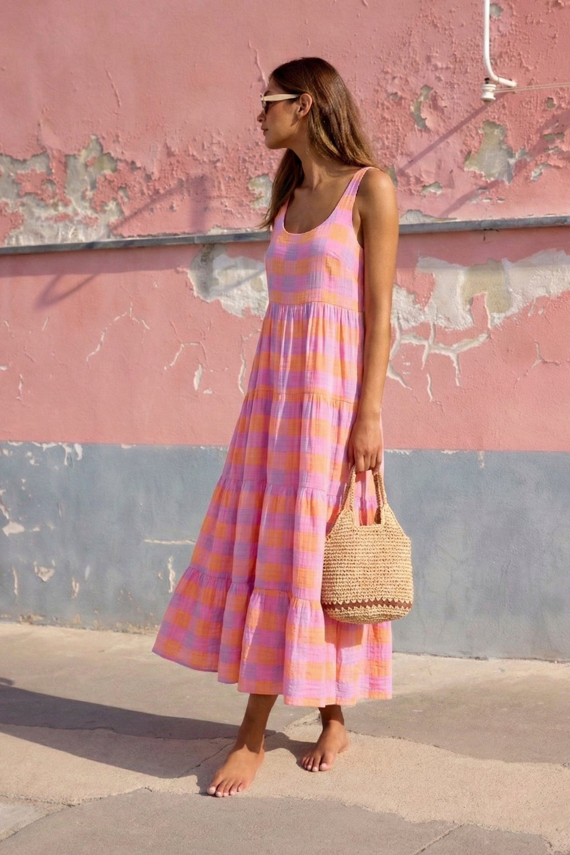 Winifred Maxi Dress In Cube