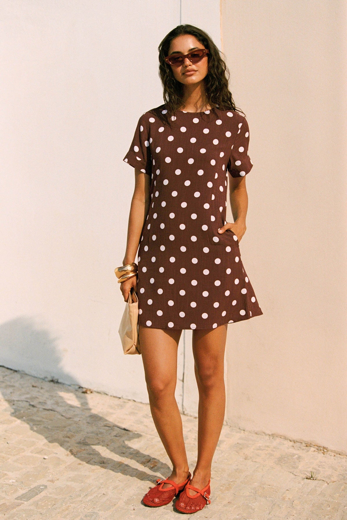 Xandra Dress In Cookies and Cream