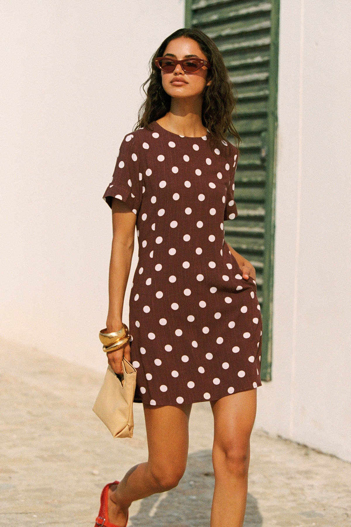 Xandra Dress In Cookies and Cream